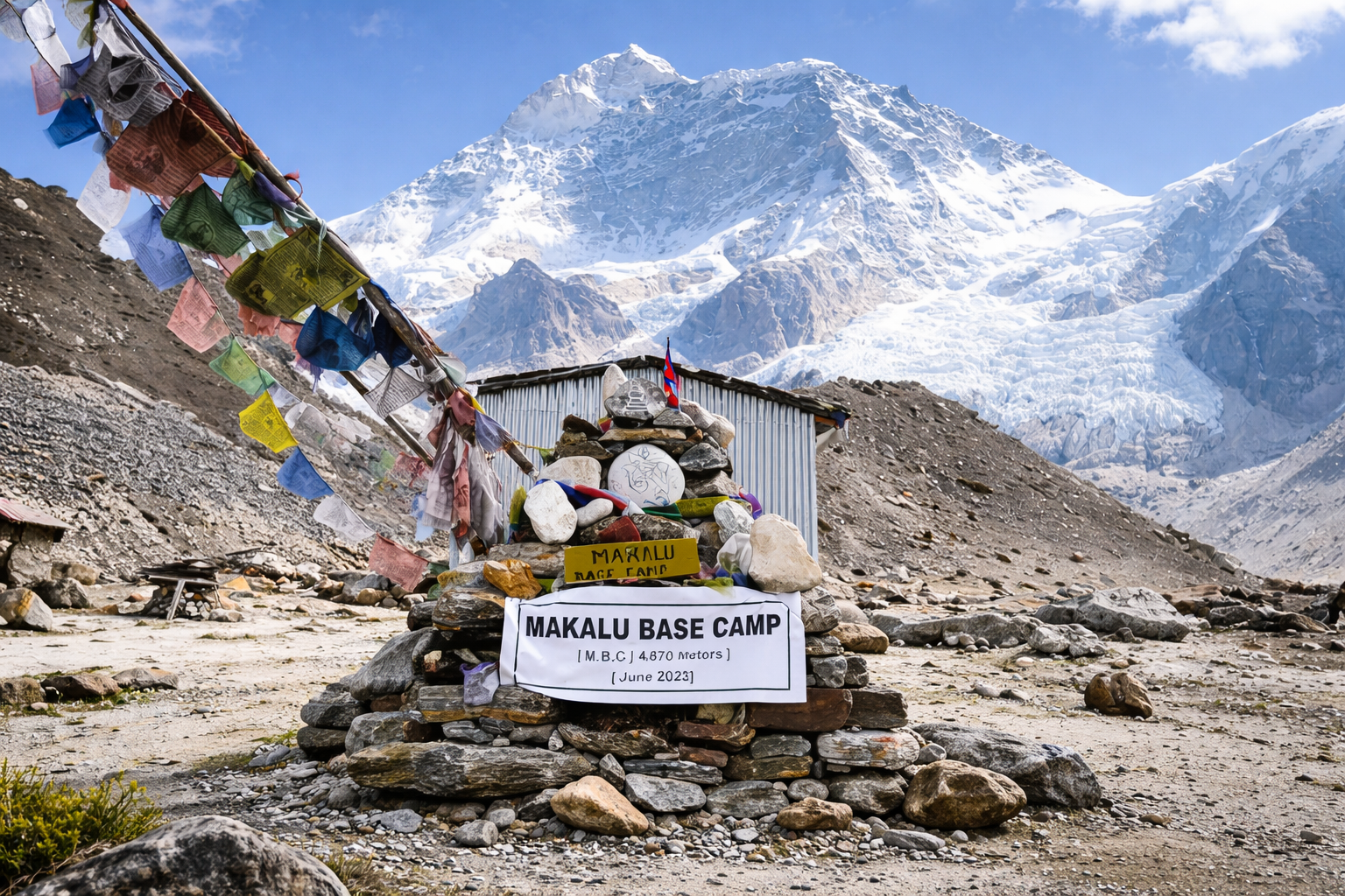 Makalu Base Camp Snow
